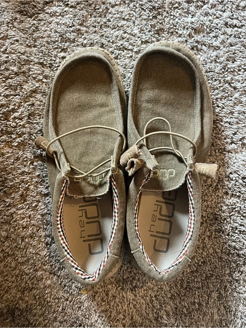 Hey Dudes Men Casual Slip-On Shoes in Light Brown